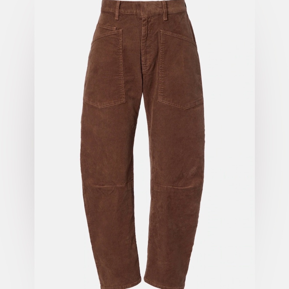 Nili Lotan Brown Corduroy Pants